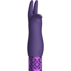 Фиолетовая перезаряжаемая вибпоруля Elegance 11,8 см 