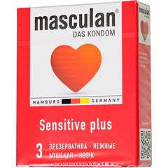  Презервативы Masculan Sensitive plus 3 шт 