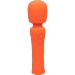  Оранжевый вибромассажер Stella Liquid Silicone Mini Massager 14,5 см 