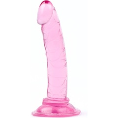  Розовый анальный фаллоимитатор на присоске 12 см 