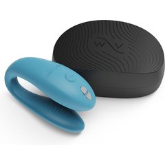  Бирюзовый вибромассажер для пар We-Vibe Sync Go 