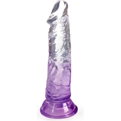  Фиолетовый гибкий фаллоимитатор 18,5 см 