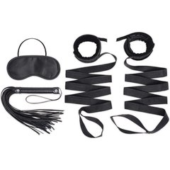  Эротический набор 4PC Bondage Bed Strap Flogger Kit 