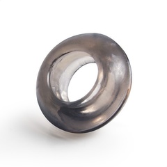  Дымчатое круглое эрекционное кольцо-пончик 