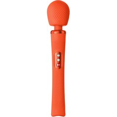  Оранжевый вибромассажер Vim Vibrating Wand 31,3 см 