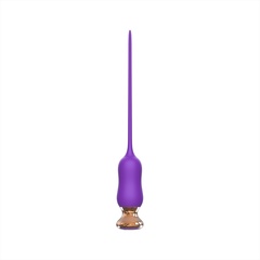  Фиолетовый тонкий стимулятор Nipple Vibrator 23 см 