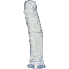  Прозрачный фаллоимитатор Medium Dong 19,5 см 