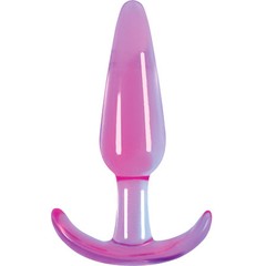  Гладкая фиолетовая анальная пробка Jelly Rancher T-Plug Smooth 10,9 см 