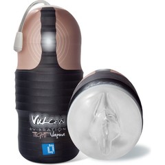  Мастурбатор-вагина с вибрацией Vulcan Love Skin Masturbator Tight Vagina Vibe 