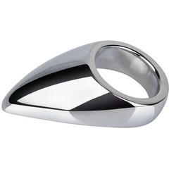  Эрекционное кольцо с металлическим языком Teadrop (размер S) 