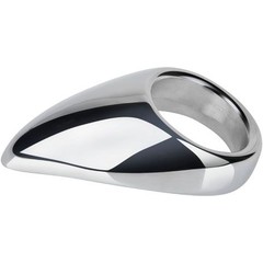  Эрекционное кольцо с металлическим языком Teadrop (размер M) 