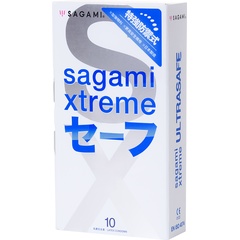  Презервативы Sagami Xtreme Ultrasafe с двойным количеством смазки 10 шт 