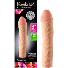  Фаллическая насадка-удлинитель Kanikule Extender Cap 3 16,5 см 