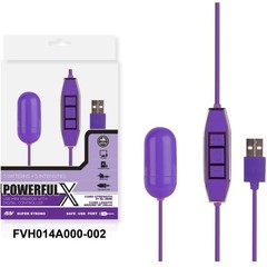  Фиолетовое виброяйцо с контроллером, работающее от USB 