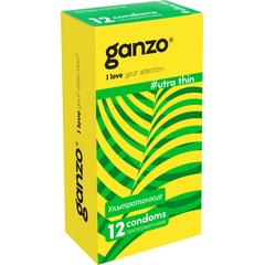  Ультратонкие презервативы Ganzo Ultra thin 12 шт 