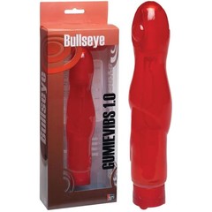 Красный вибромассажёр Bullseye 16,5 см 