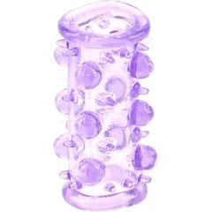  Фиолетовая насадка с шариками и шипами LUST CLUSTER 
