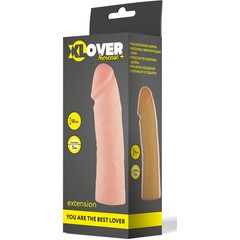  Фаллическая насадка на пенис XLover 18 см 