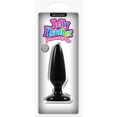  Малая чёрная анальная пробка Jelly Rancher Pleasure Plug Small 10,2 см 
