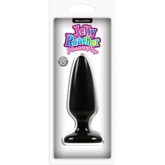  Средняя черная анальная пробка Jelly Rancher Pleasure Plug Medium 12,7 см 