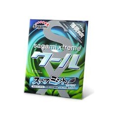  Презерватив Sagami Xtreme Mint с ароматом мяты 1 шт 