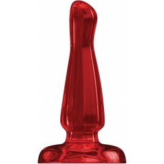  Красный анальный стимулятор Bottom Line 4 Model 3 Acrylic Red 10,5 см 
