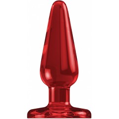 Красный анальный стимулятор Bottom Line 6 Model 1 Acrylic Red 15,5 см 