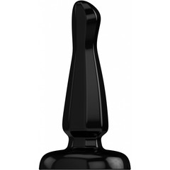  Чёрный анальный стимулятор Bottom Line 6 Model 3 Rubber Black 15,5 см 