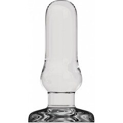  Прозрачный анальный стимулятор Bottom Line 6 Model 4 Glass 15,5 см 