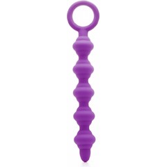  Фиолетовая анальная цепочка Wrick Purple 18 см 