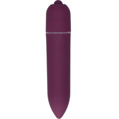  Фиолетовая удлинённая вибропуля Power Bullet Purple 8,3 см 