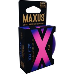  Презервативы Maxus XXL увеличенного размера 3 шт 