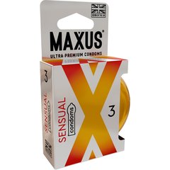  Презервативы анатомической формы Maxus Sensual 3 шт 