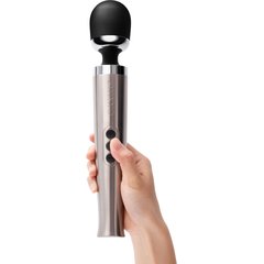  Серебристый вибромассажер Die Cast 