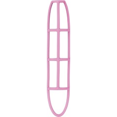  Розовая насадка-сетка на пенис 