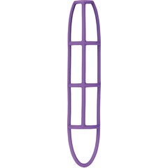  Фиолетовая насадка-сетка на пенис 