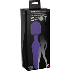  Фиолетовый перезаряжаемый массажер Tender Spot 26 см 