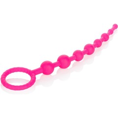  Розовая анальная цепочка Play Beads 24,8 см 
