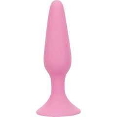  Розовая анальная пробка BEAUTIFUL BEHIND SILICONE BUTT PLUG 11,4 см 