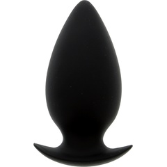  Большая чёрная анальная пробка BOOTYFUL ANAL PLUG LARGE BLACK 10 см 