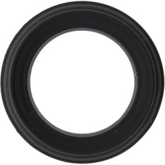  Чёрное силиконовое эрекционное кольцо PLAY CANDI MALLOW POP BLACK 