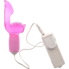  Розовый вибростимулятор-пальчик E-SENSUAL 