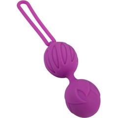  Фиолетовые вагинальные шарики Geisha Lastic Ball S 