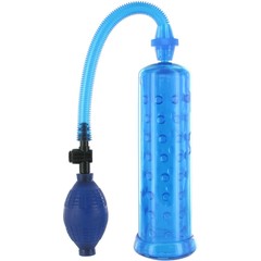  Голубая вакуумная помпа XLsucker Penis Pump 