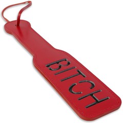  Красная шлёпалка Bitch 31,5 см 