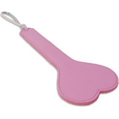  Розовая шлёпалка в форме сердечка 29 см 