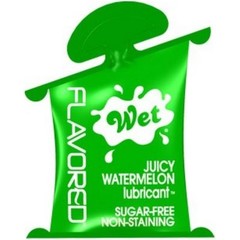  Лубрикант Wet Flavored Juicy Watermelon с ароматом арбуза 10 мл 