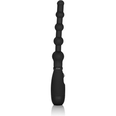  Черная анальная цепочка с вибрацией Booty Call Booty Flexer 14,5 см 