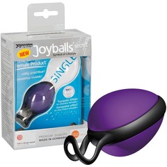  Фиолетовый вагинальный шарик со смещенным центром тяжести Joyballs secret 