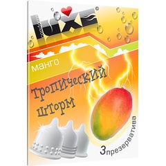  Презервативы Luxe Тропический Шторм с ароматом манго 3 шт 